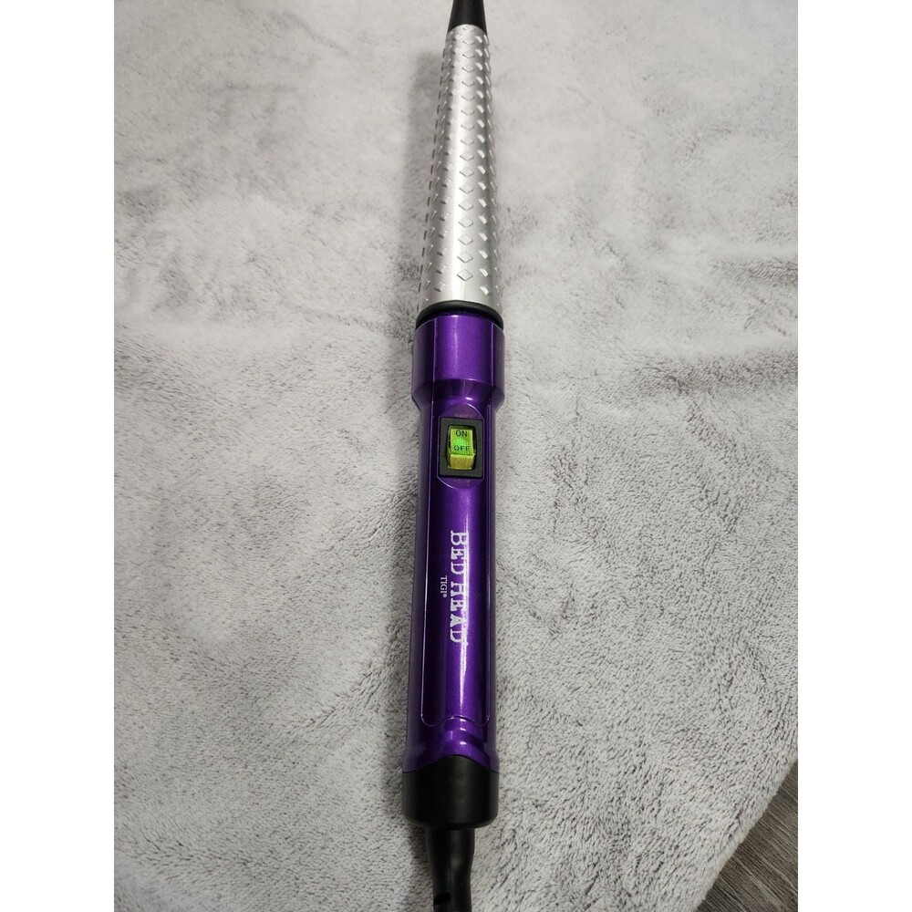 Bed Head Curlipops BH341 Textured Curling Wand Hot Styling Iron 1-1/4" Purple